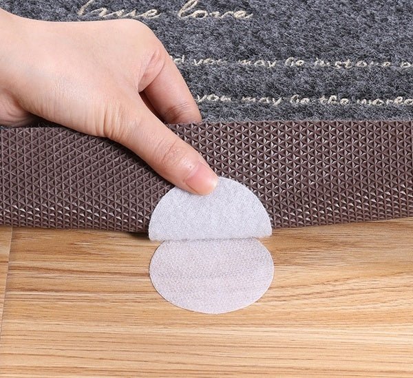 10-Pairs: Anti Curling Carpet Tape Rug Gripper Velcro - Image 3