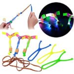 10-Piece: Amazing Led Light Arrow Rocket Helicopter Flying Toy - Image 3