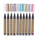 10-Piece: Metallic Paint Marker Pen Permanent - Image 2