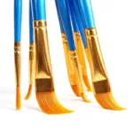 10-Pieces: Artist Paintbrush Nylon Round Pointed Flat Head Set - Image 11