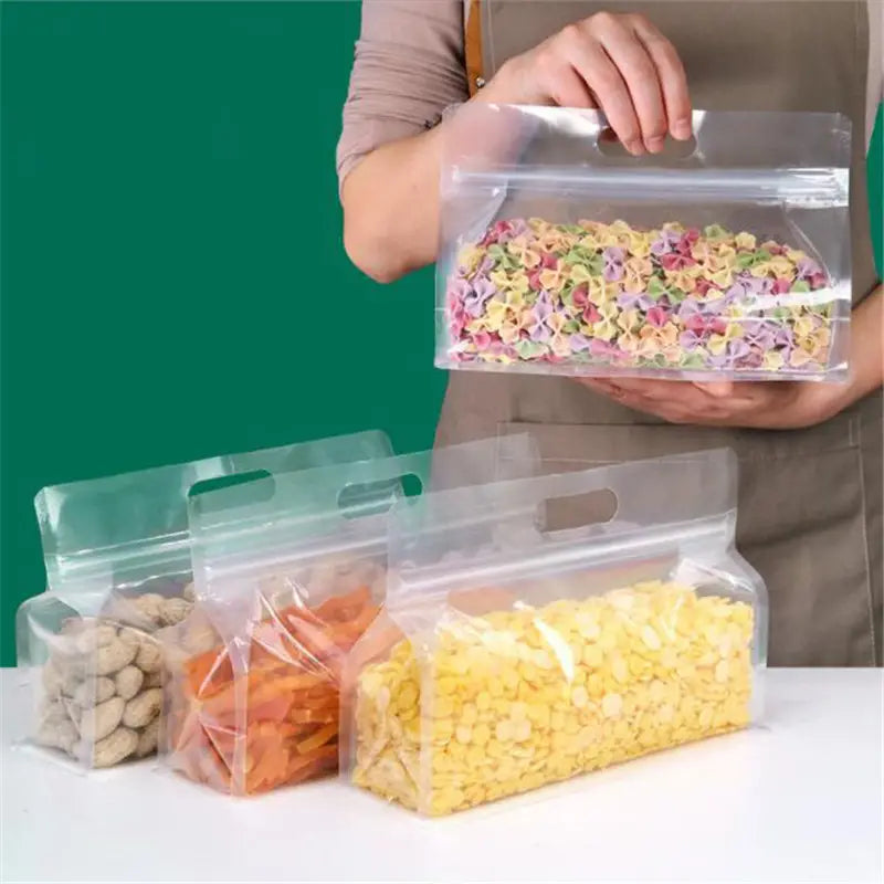 10-pieces-reusable-silicone-leakproof-food-storage-bags-kitchen-storage-dailysale-558709.webp 10-Pieces: Reusable Silicone Leakproof Food Storage Bags - Image 1