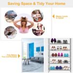 10-Tier Shoe Rack Shelves 27 Pairs Shoes Organizer - Image 9
