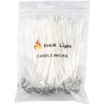100-Piece: EricX Light Cotton Candle Wick 6" Pre-Waxed for Candle Making - Image 6
