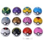 12-Pack: Pocket Monster Pikachu Action Figure Pokemon Game Poke Ball - Image 3