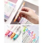 12-Piece: Cute Double Head Fluorescent Pen Highlighters Set - Image 6