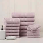 18-Piece Set: Bibb Home `Egyptian Cotton Towel Set - Image 13