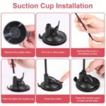 2 Cat Wand Toys with Suction Cup Double Head Interactive Cat Feather Toy - Image 11