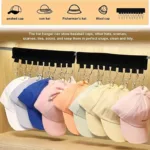 2-Pack: Baseball Cap Organizer Hanger - Image 3