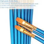 2-Pack: BOSOBO 10 Sizes Paint Brushes Set - Image 5