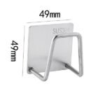 2-Pack: Kitchen Stainless Steel Sink Sponge Holder - Image 3