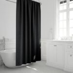 2-Pack: Magnetic Mildew Resistant Solid Vinyl Shower Curtain Liners - Image 8