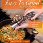 2-Pack: Premium Stainless Steel Salt and Pepper Grinder - Image 6