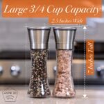 2-Pack: Premium Stainless Steel Salt and Pepper Grinder - Image 5