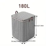 2-Pack: Quilt Storage Bag Organizer Non-woven Dustproof Foldable Wardrobe Space Saving Bag - Image 5