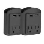 2-Pack: Surge Protector 2 Wall Outlets and 2 USB Ports - Image 3