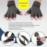 2-Pairs: Rheumatoid Arthritis Magnetic Compression Gloves - Image 9