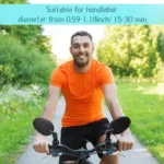 2-Piece: 360?? Adjustable Rotatable Handlebar Mirror - Wide Angle Bicycle Mirror - Image 5