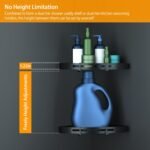 2-Piece: Corner Shower Caddy Shelf - Image 8