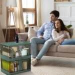 2-Piece: Foldable Stackable Storage Bins with Lid - Image 12