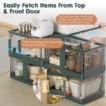 2-Piece: Foldable Stackable Storage Bins with Lid - Image 15