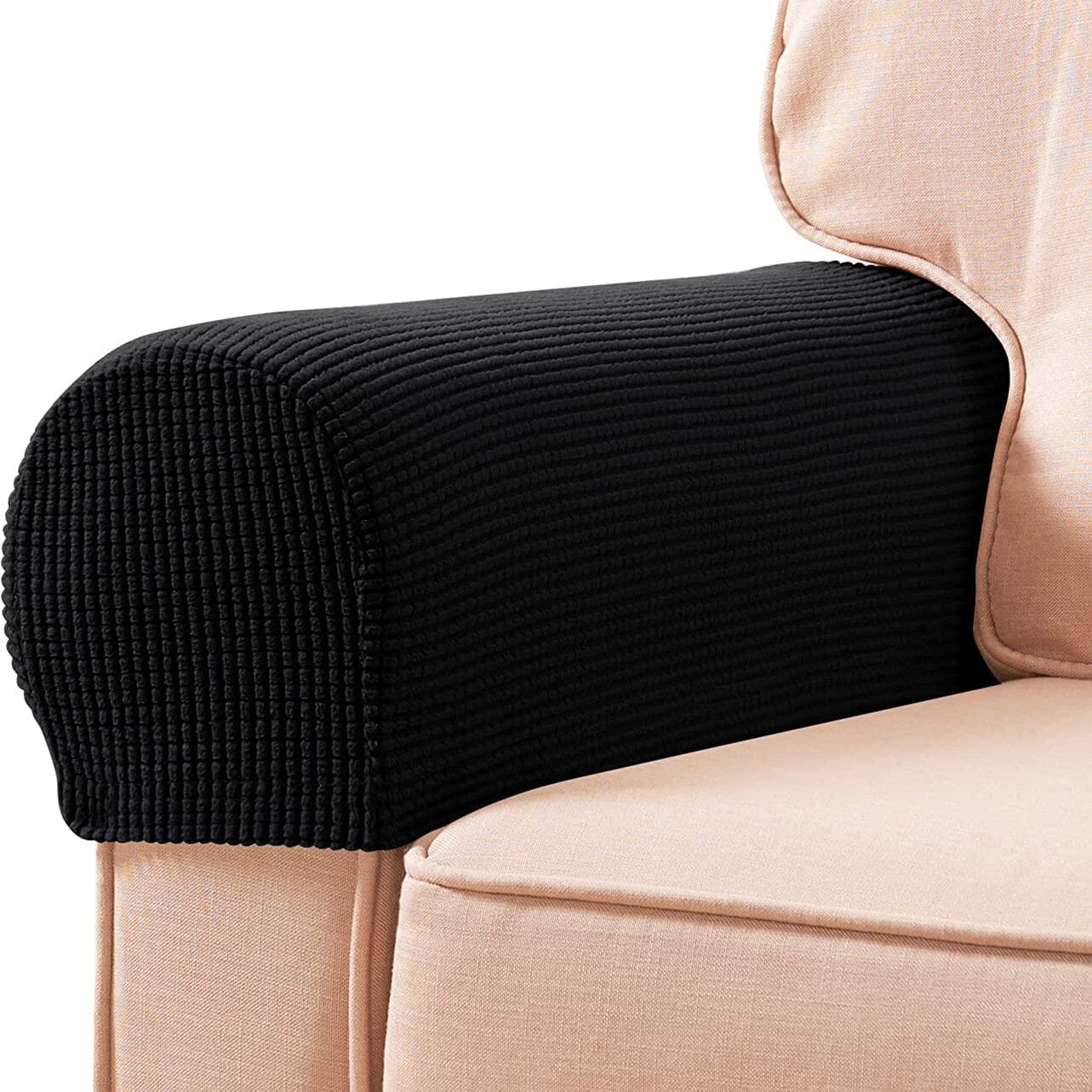 2-Piece: Jacquard Sofa Armrest Slipcover