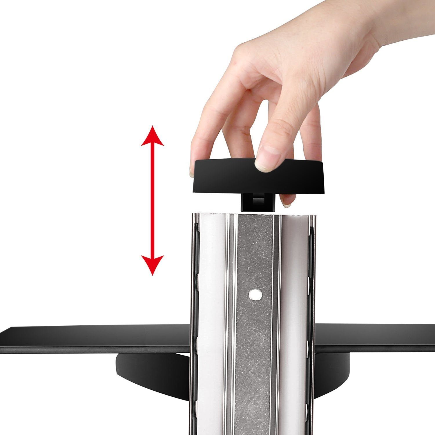 2 Tier Dual Glass Shelf Wall Mount - Image 16