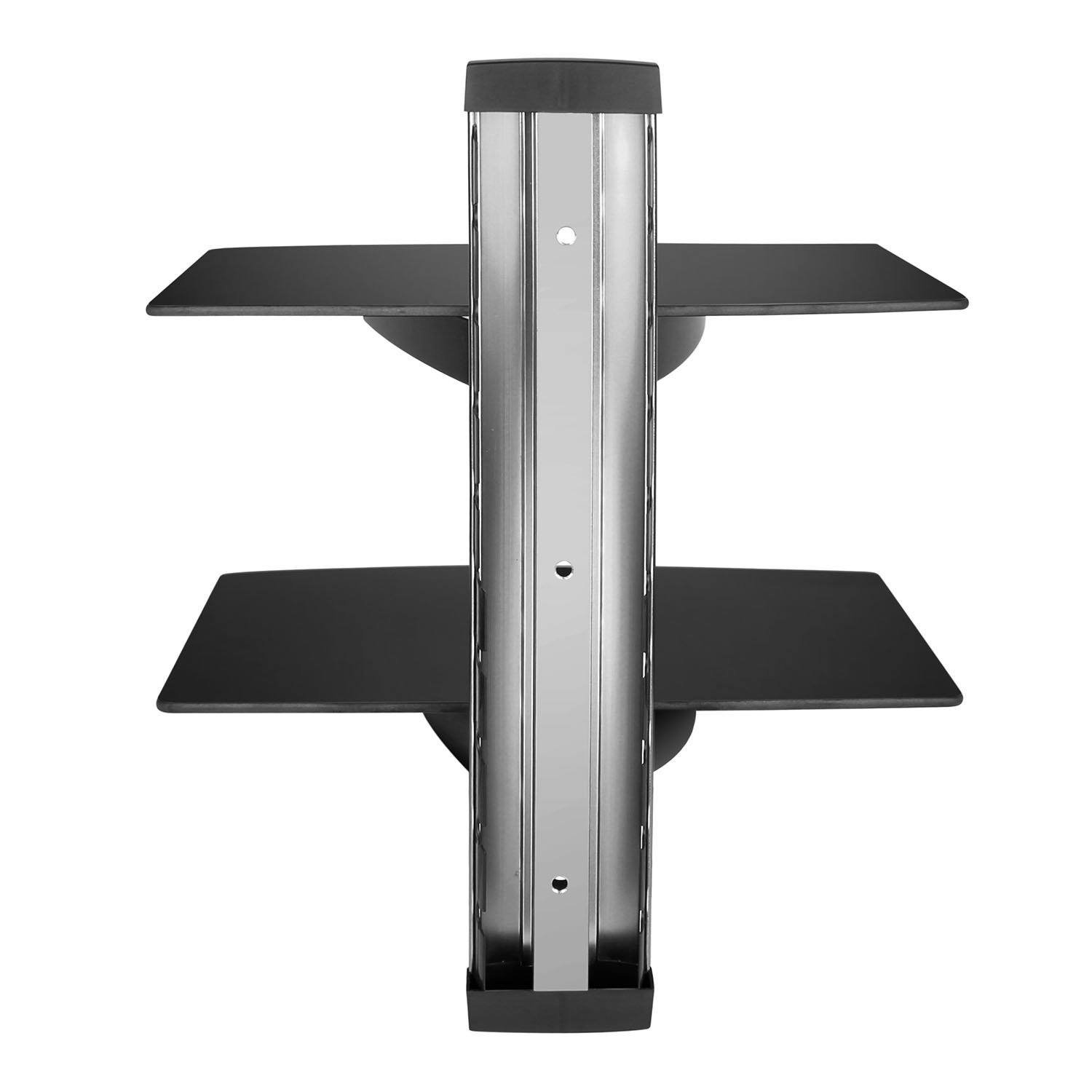 2 Tier Dual Glass Shelf Wall Mount - Image 12