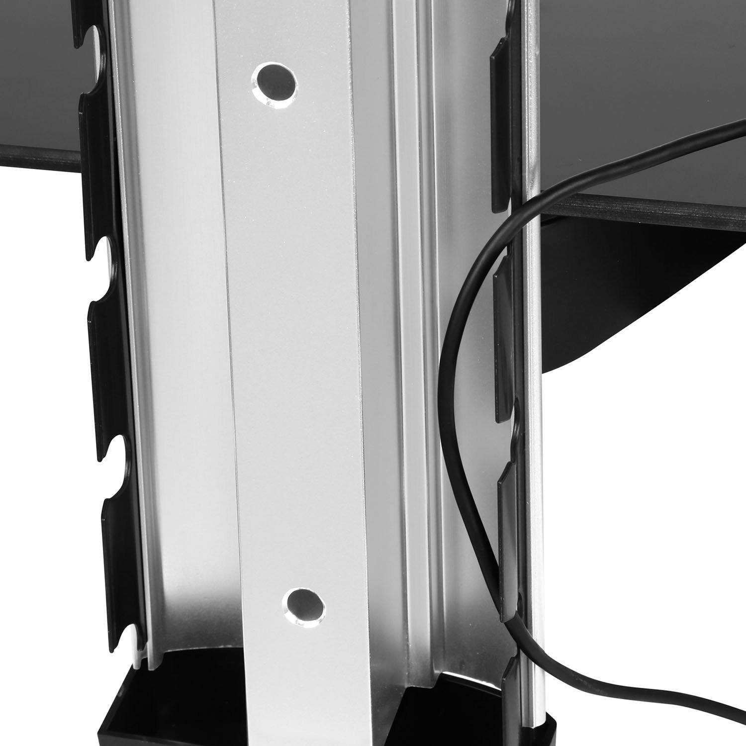 2 Tier Dual Glass Shelf Wall Mount - Image 15