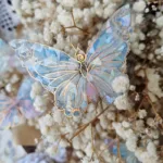 20-Pieces: Ice Crystal Laser Butterfly Decorative PET Stickers - Image 8
