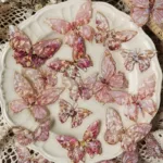 20-Pieces: Ice Crystal Laser Butterfly Decorative PET Stickers - Image 7