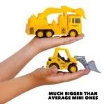 22-Piece: Construction Trucks Toy Set Toys for Kids - Image 6