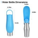 25oz Portable Dog Stainless Steel Water Dispenser Leak Proof Design - Image 9