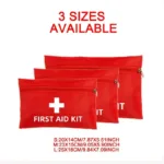3-Pack: First Aid Kit Bags Nurse Red Medical Tools Bag - Image 4
