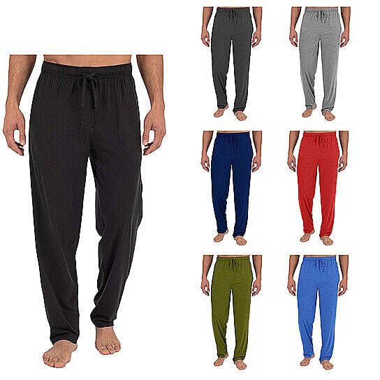 3-Pack: Men's Solid Sleep Pajama Pants