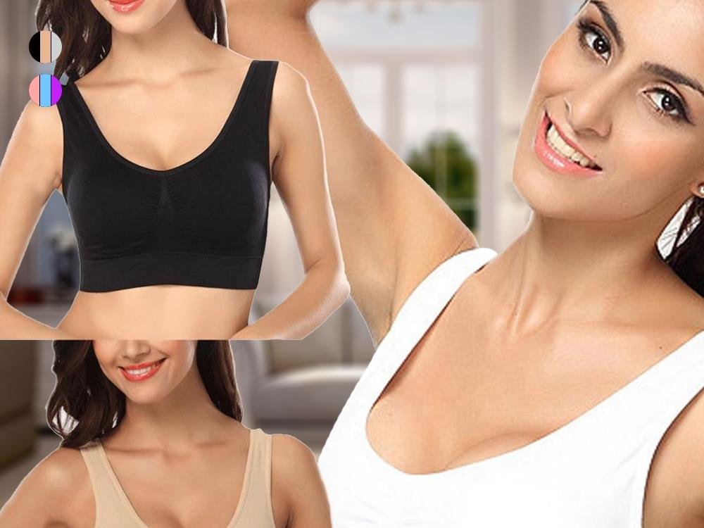 3-Pack: Seamless Comfy Bras - Assorted Color Sets - Image 2