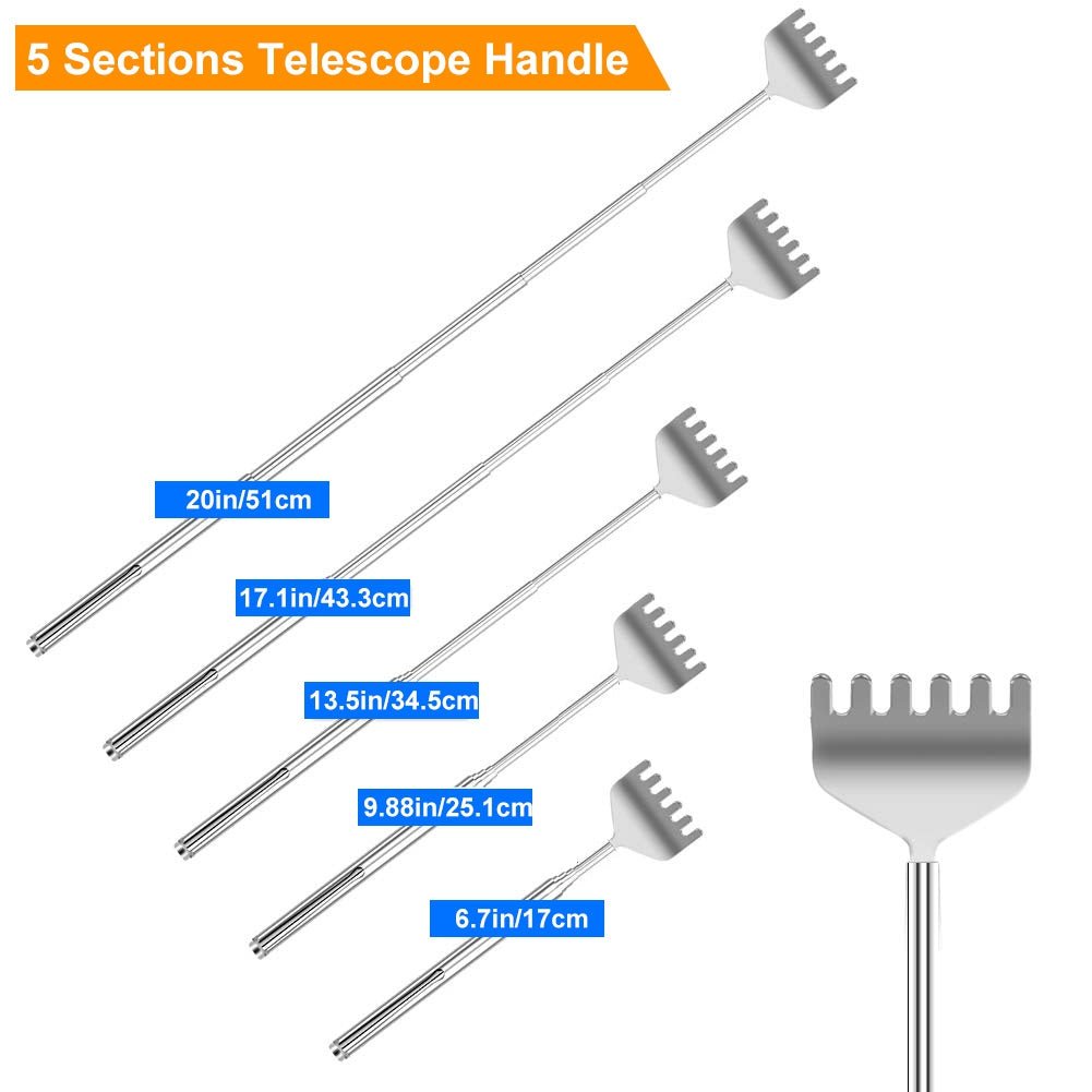 3-Piece: 20" Telescopic Back Scratcher - Image 4
