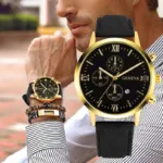 3-Piece Set: Men's Casual Analog Watches - Image 6