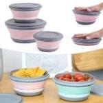 3-Pieces: Folding Camping Bowl Set - Image 5