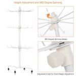 3-Tier Metal Jewelry Rack 30-Hook Necklaces Bracelets Display Stand - Image 8