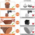 32-Piece: Clear Chair Leg Floor Protectors - Image 8