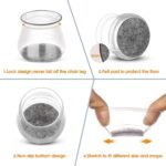 32-Piece: Clear Chair Leg Floor Protectors - Image 2