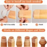 32-Piece: Clear Chair Leg Floor Protectors - Image 6