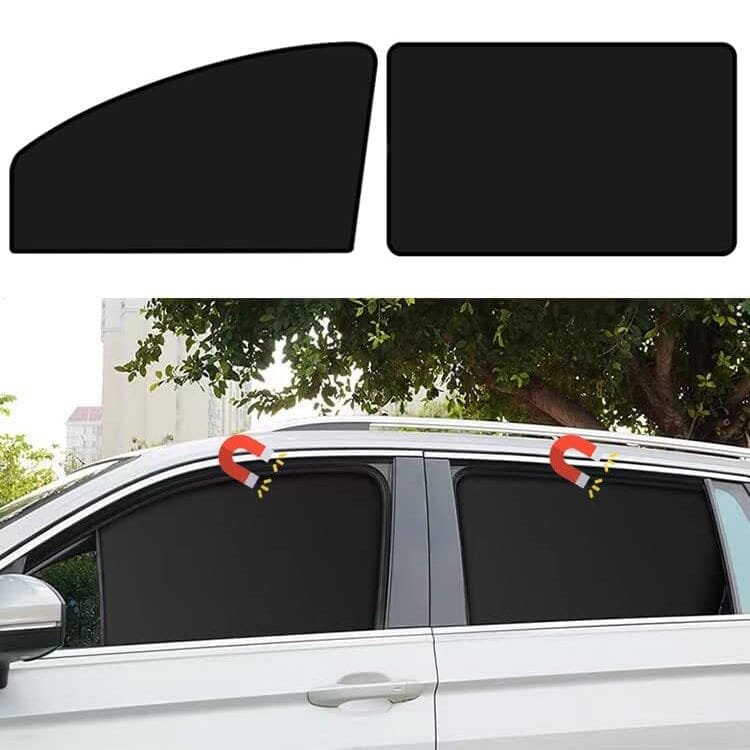 4-Pack: Car Side Window Sun Shades