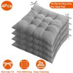 4-Pack: Chair Cushion Pads Pillow - Image 11