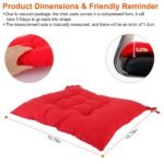 4-Pack: Chair Cushion Pads Pillow - Image 10