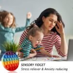 4-Pack: Rainbow Pop-It Bubble Popper - Image 11