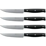 4-Piece Set: Ninja Foodi Never Dull Essential Steel Steak Knife Set, K12004