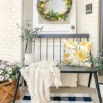 4-Pieces: Summer Flowers Printed Throw Pillow Cover Cushion Pillow Case - Image 4