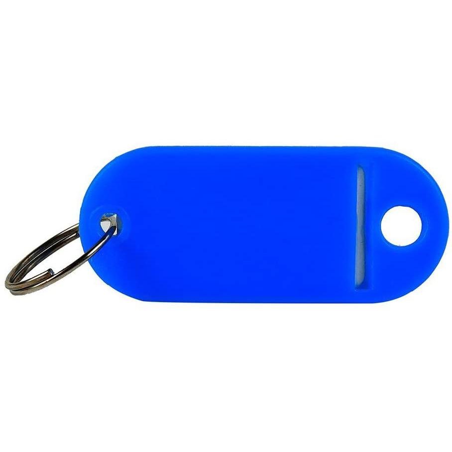 40-Pack: Uniclife Tough Plastic Key Tags with Split Ring Label Window - Image 3