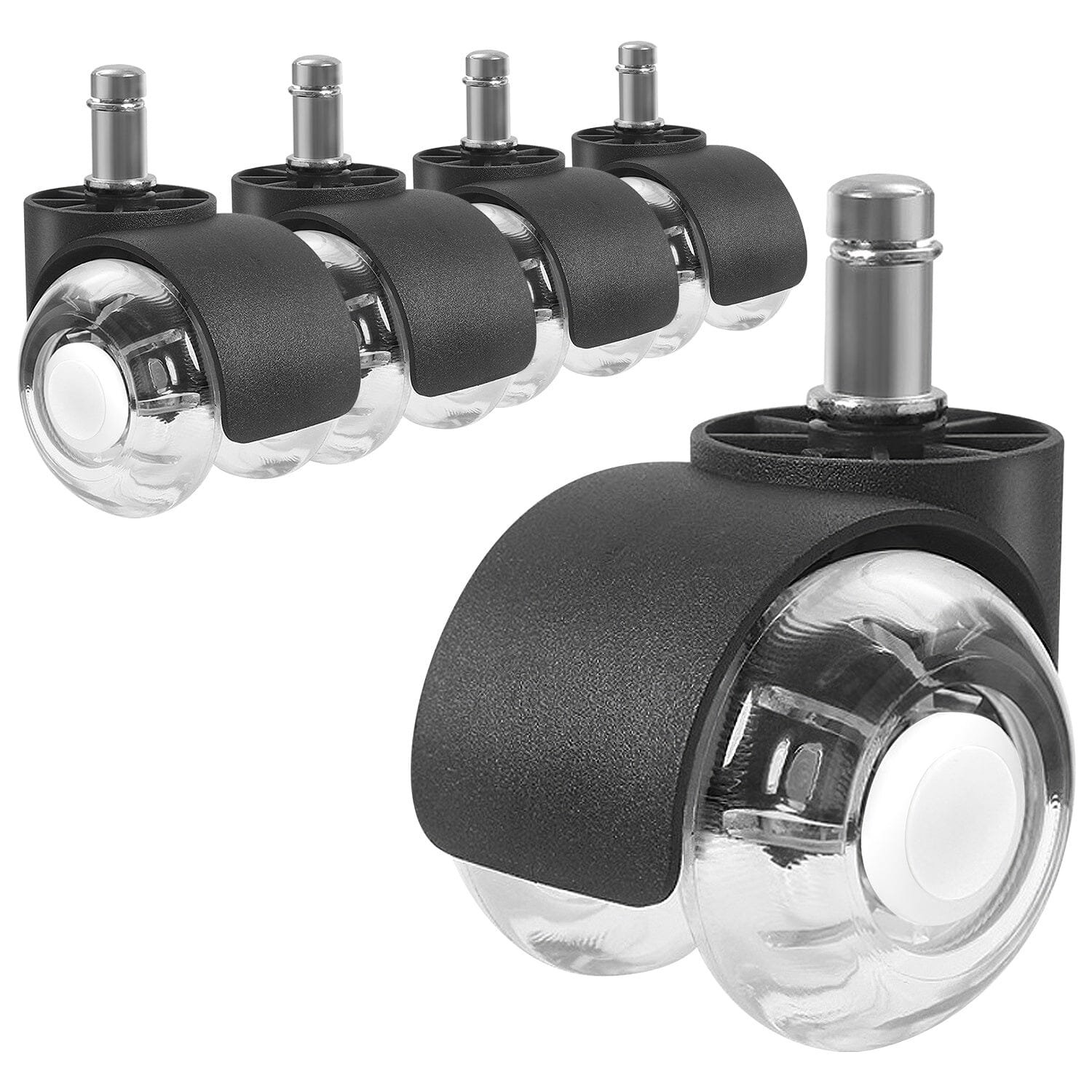 5-Piece: Office Chair Wheels Replacement
